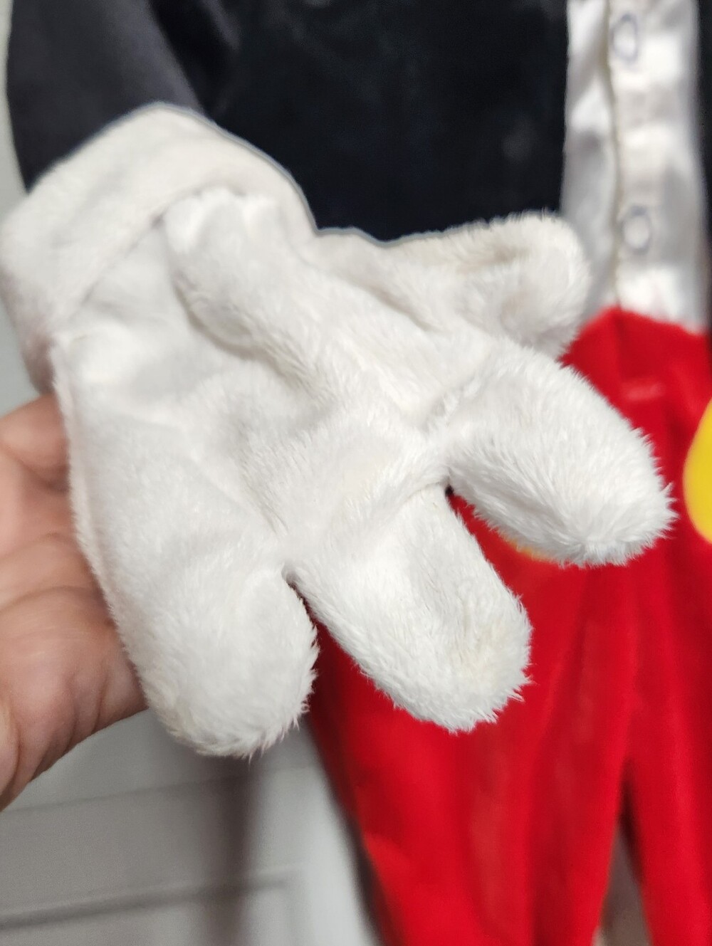 Disney Mickey Mouse Baby Costume Sz 9/12M Toys R Us Halloween - Picture 6 of 14